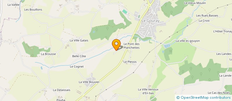 localisation de l'entreprise COBATIMMO à LE MENE