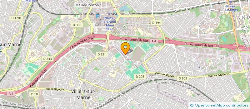 localisation de l'entreprise COBATIR à NOISY-LE-GRAND