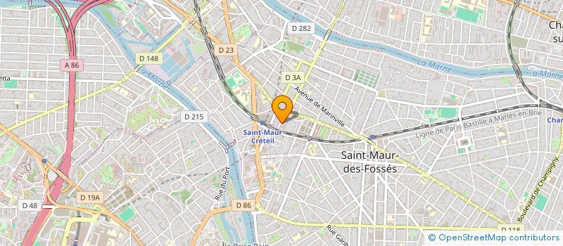 localisation de l'entreprise COBATIS SM à SAINT-MAUR-DES-FOSSES