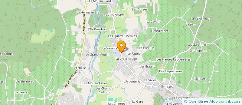 localisation de l'entreprise COBDEN  BENAIS