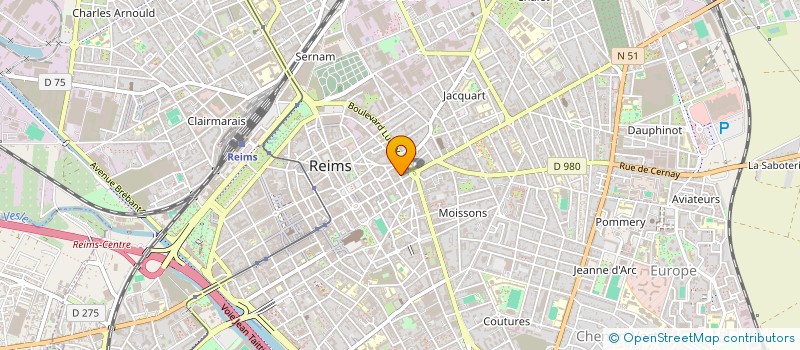 localisation de l'entreprise COBE  EPERNAY