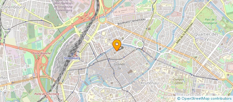 localisation de l'entreprise COBE GROUPE à STRASBOURG