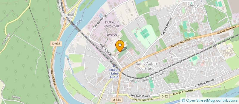 localisation de l'entreprise COBEAR  SAINT-AUBIN-LES-ELBEUF