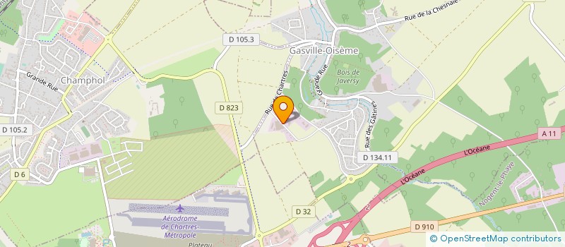 localisation de l'entreprise COBEJ TRANSPORTS à GASVILLE-OISEME