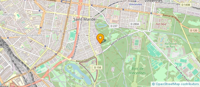 localisation de l'entreprise COBEL CONSULTING à SAINT-MANDE