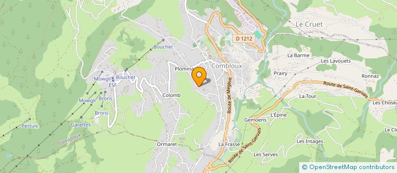 localisation de l'entreprise COBELMAZ  COMBLOUX