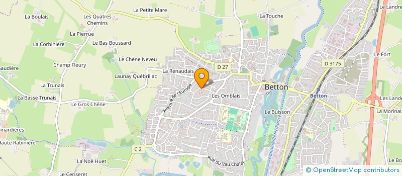 localisation de l'entreprise COBELTY  BETTON