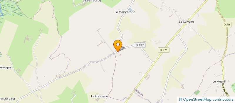 localisation de l'entreprise COBEN 50  MEAUTIS