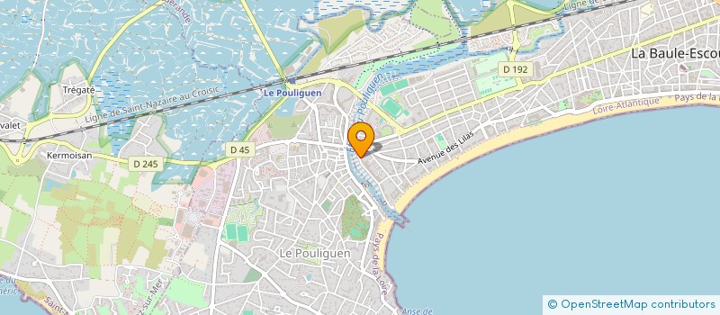 localisation de l'entreprise COBEN à LA BAULE-ESCOUBLAC