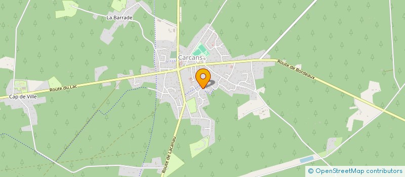 localisation de l'entreprise COBEN  CARCANS