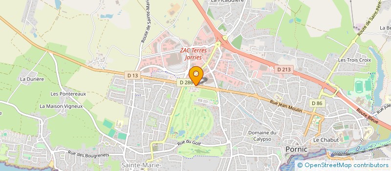 localisation de l'entreprise COBH  PORNIC