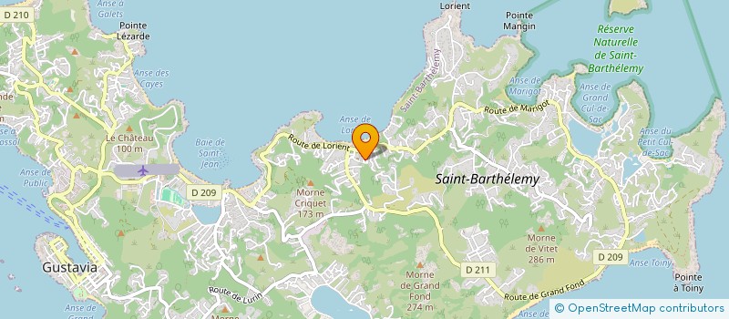 localisation de l'entreprise COBIA WATERS à SAINT BARTHELEMY