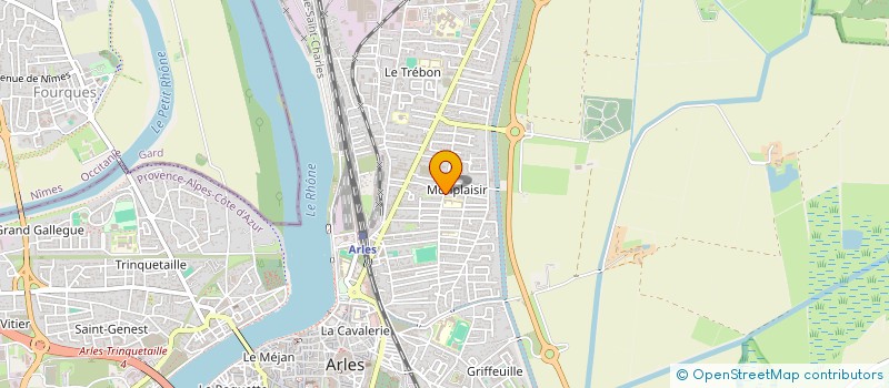 localisation de l'entreprise COBICOM à ARLES