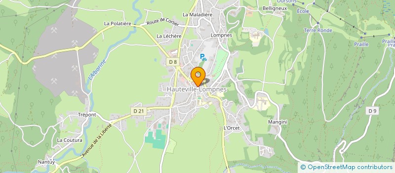 localisation de l'entreprise COBIJOUX  PLATEAU D'HAUTEVILLE