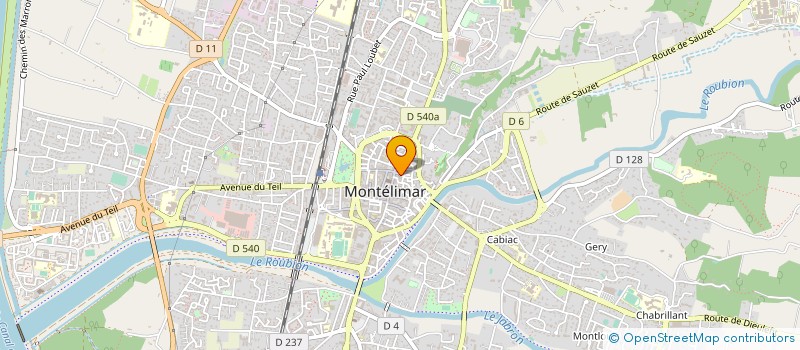 localisation de l'entreprise COBISA INDUSTRIE à MONTELIMAR