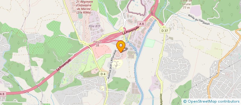 localisation de l'entreprise COBOAT à FREJUS