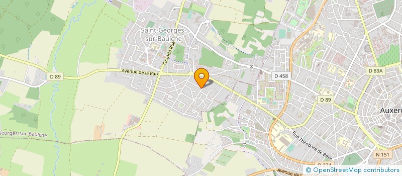 localisation de l'entreprise COBOFIT à SAINT-GEORGES-SUR-BAULCHE