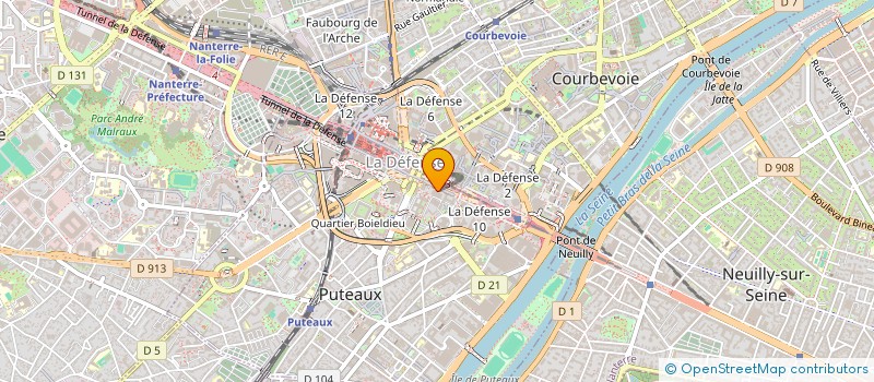 localisation de l'entreprise COBOL-IT à PUTEAUX