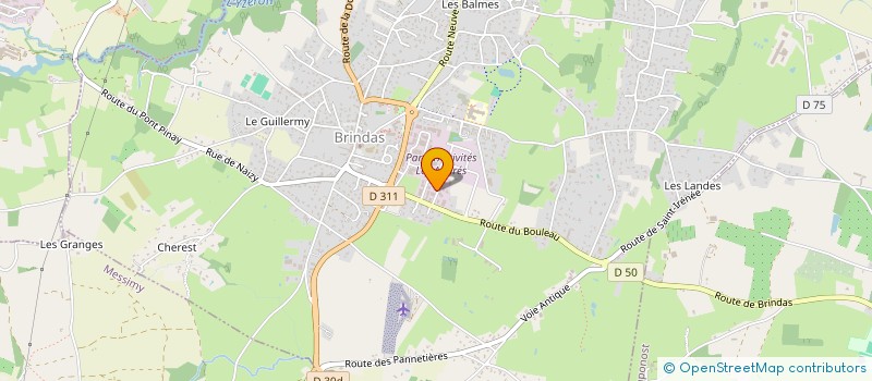 localisation de l'entreprise COBOLYN SA à BRINDAS