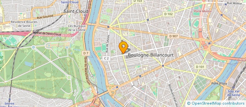 localisation de l'entreprise COBORNE à BOULOGNE-BILLANCOURT