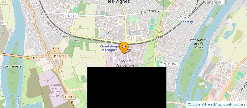 localisation de l'entreprise COBOT ONE à CHANTELOUP-LES-VIGNES