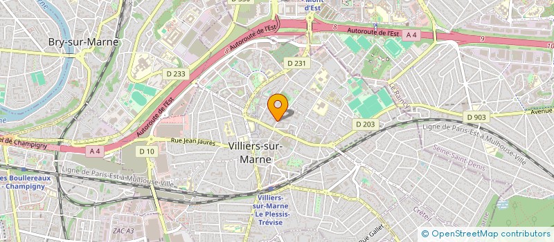 localisation de l'entreprise COBOX à VILLIERS-SUR-MARNE