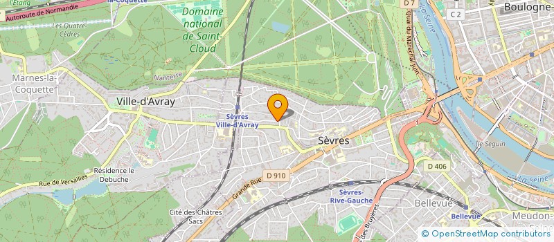 localisation de l'entreprise COBOY à SEVRES