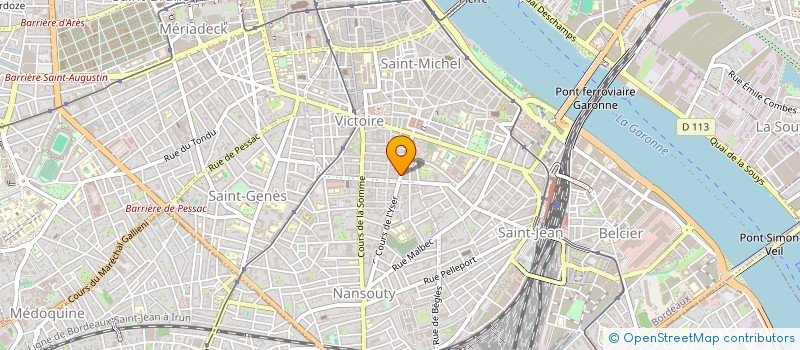 localisation de l'entreprise COBP  BORDEAUX