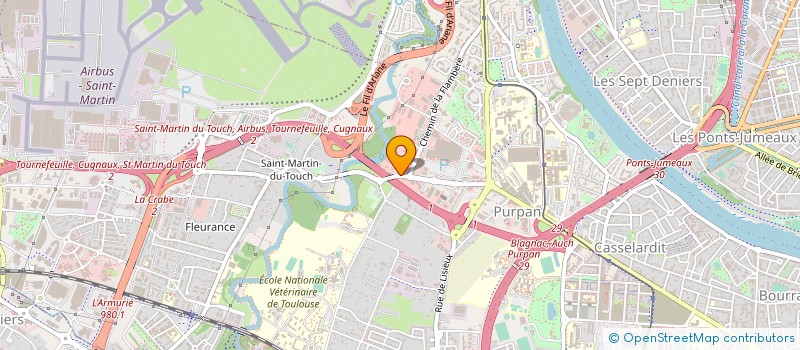 localisation de l'entreprise COBRA à TOULOUSE