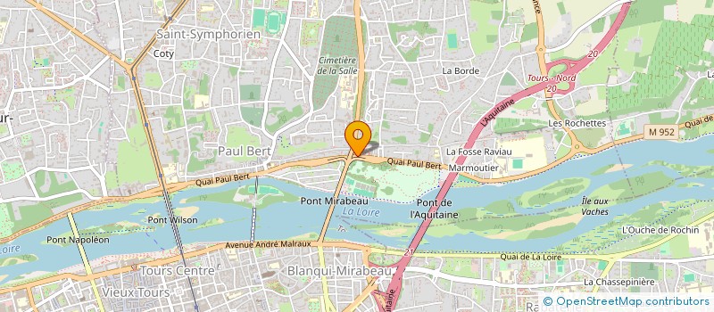 localisation de l'entreprise COBRA  TOURS