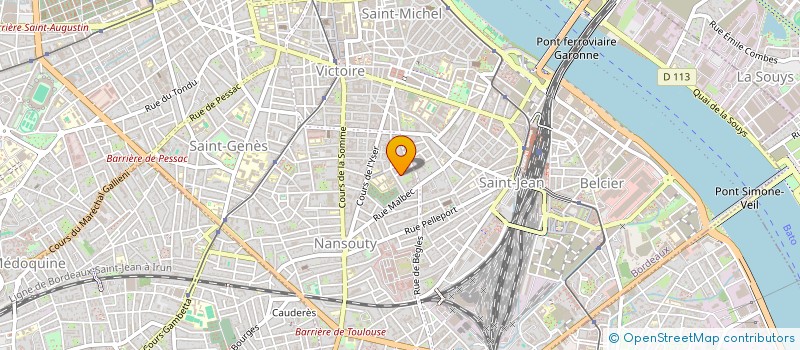 localisation de l'entreprise COBRA à BORDEAUX