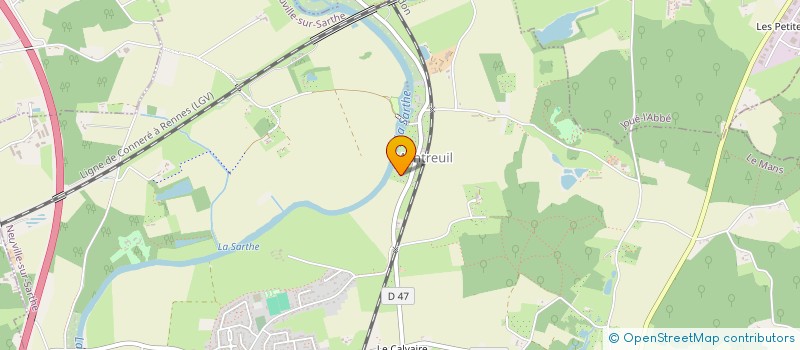 localisation de l'entreprise COBRA FINANCES  LA BAZOGE