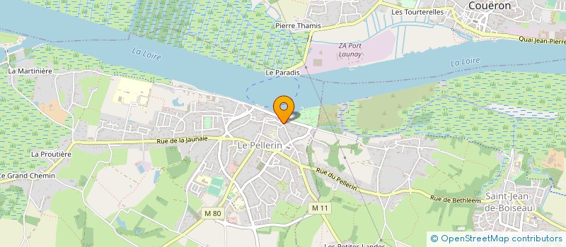 localisation de l'entreprise COBRA RENOVE à LE PELLERIN