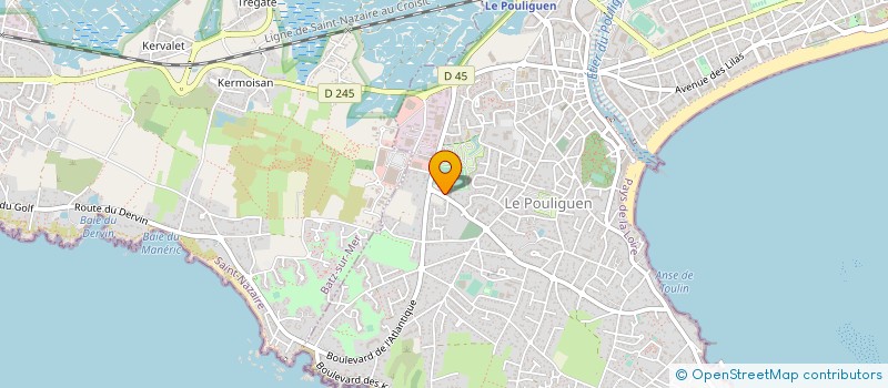 localisation de l'entreprise COBRA THAI BOXING  LE POULIGUEN