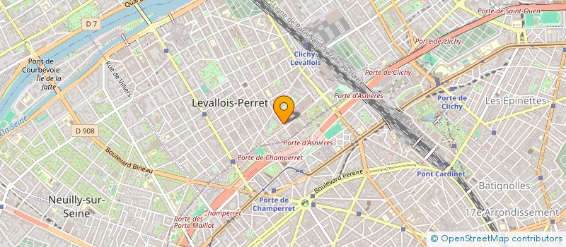 localisation de l'entreprise COBRA VIDEO à LEVALLOIS-PERRET