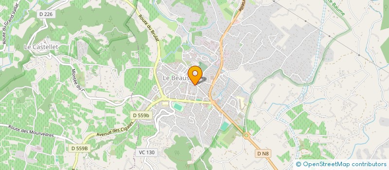 localisation de l'entreprise COBRA VIDEO  LE BEAUSSET