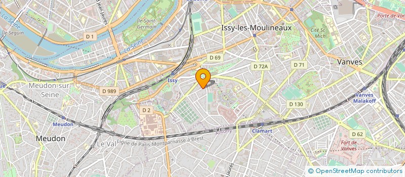 localisation de l'entreprise COBRAINIT à ISSY-LES-MOULINEAUX