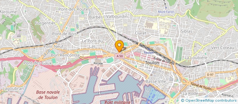 localisation de l'entreprise COBRAKAI à TOULON