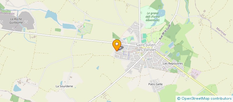 localisation de l'entreprise COBRAS 18 à SAINT-JULIEN-DES-LANDES