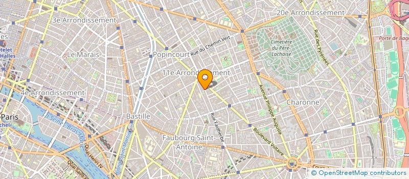 localisation de l'entreprise COBRAS DIFFUSION LETORT BATIMENTS  PARIS