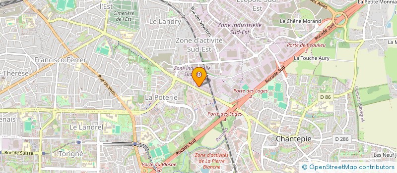 localisation de l'entreprise COBREDIA CARROSSERIE  RENNES