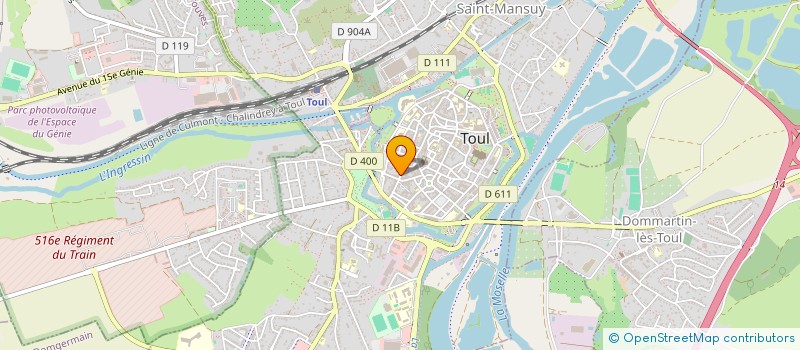 localisation de l'entreprise COBRHA  TOUL