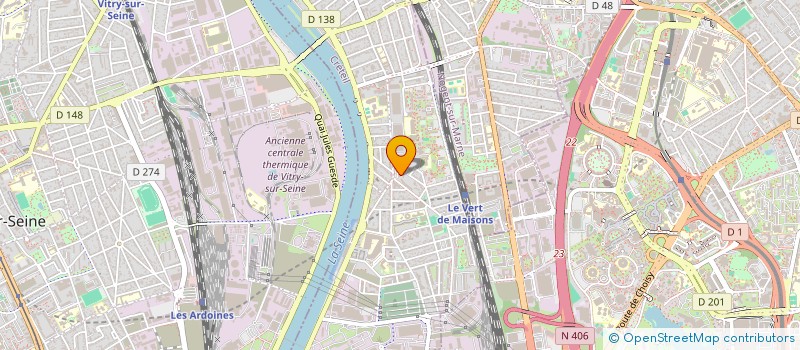 localisation de l'entreprise COBRIGHT à ALFORTVILLE