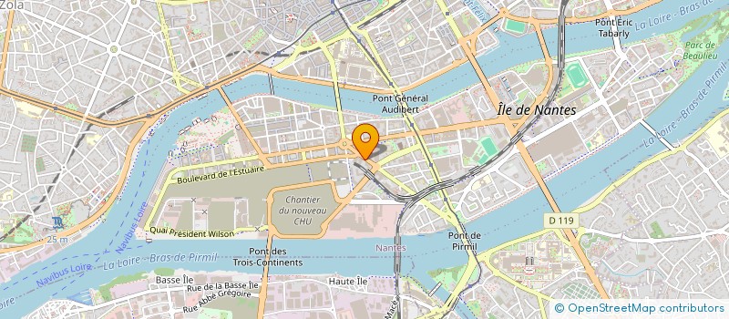 localisation de l'entreprise COBUREAU à NANTES