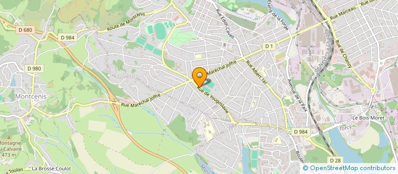 localisation de l'entreprise COC BOURGOGNE à LE CREUSOT