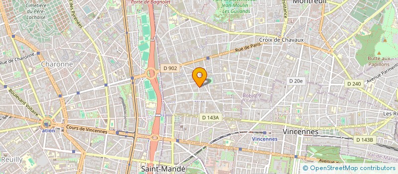 localisation de l'entreprise COC EXPLOIT ETABL VICENTE à MONTREUIL
