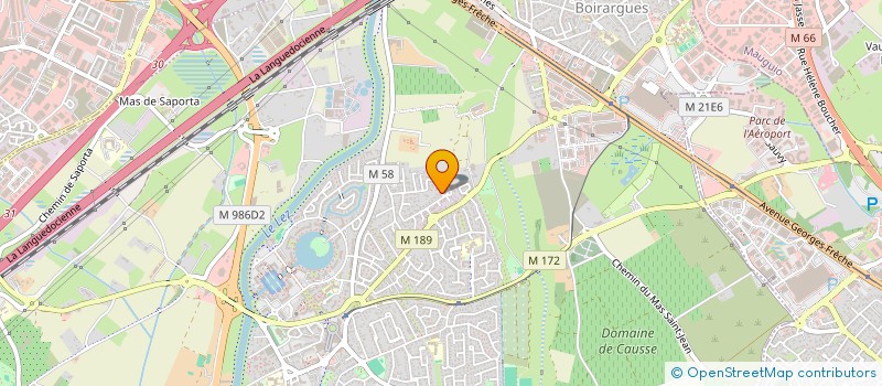 localisation de l'entreprise COCA 2 à LATTES