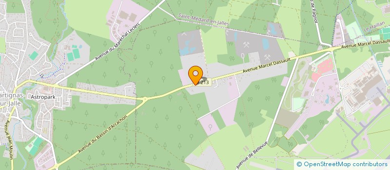 localisation de l'entreprise COCA CESTAS  CESTAS