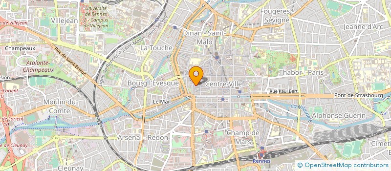 localisation de l'entreprise COCAGNE à RENNES