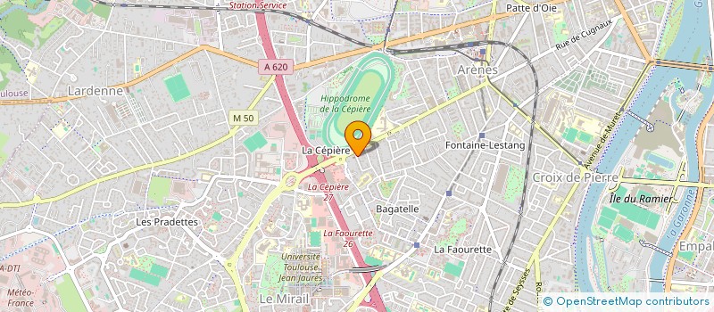 localisation de l'entreprise COCAGNE ACEPP 31 à TOULOUSE